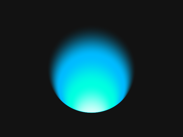 Preview of static radial gradient